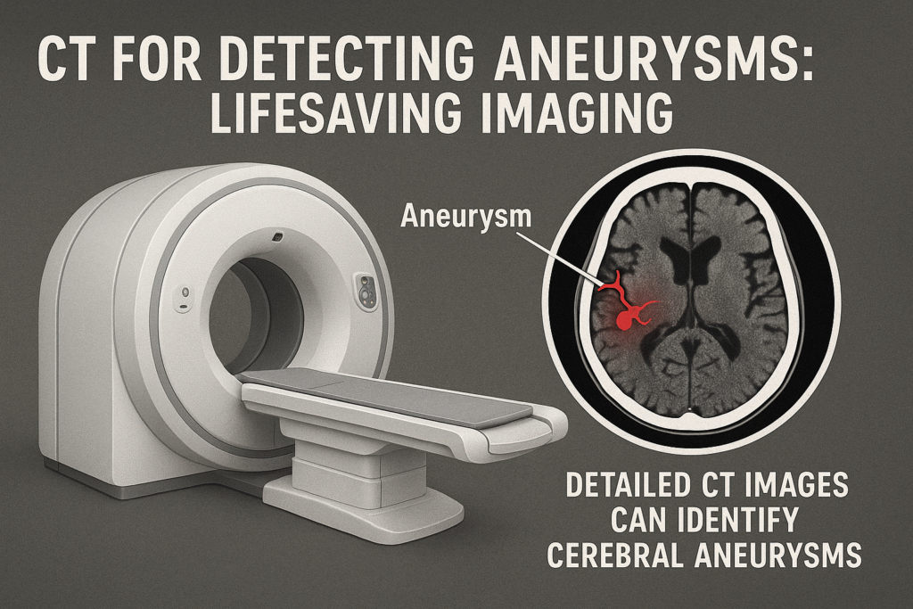 CT for Detecting Aneurysms helps identify life-threatening conditions early with rapid, high-resolution imaging for accurate diagnosis and treatment.