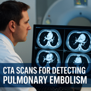 Learn how CTA scans for detecting pulmonary embolism provide fast, accurate, and non-invasive imaging to identify blood clots in the lungs.